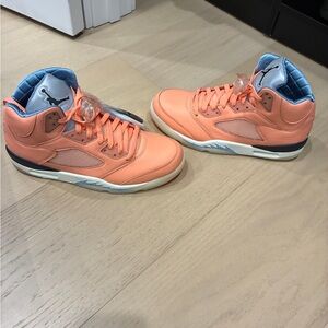 Nike Air Jordan 5 Retro SP Men's Crimson Bliss/Blue Sail Sneakers 10.5 NIB